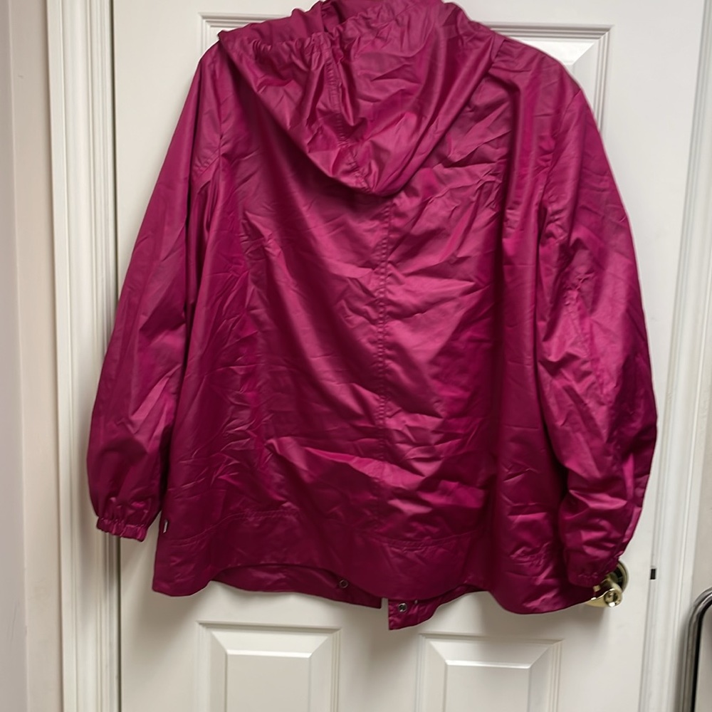Chicos Magenta Spring Lined Jacket - image 7